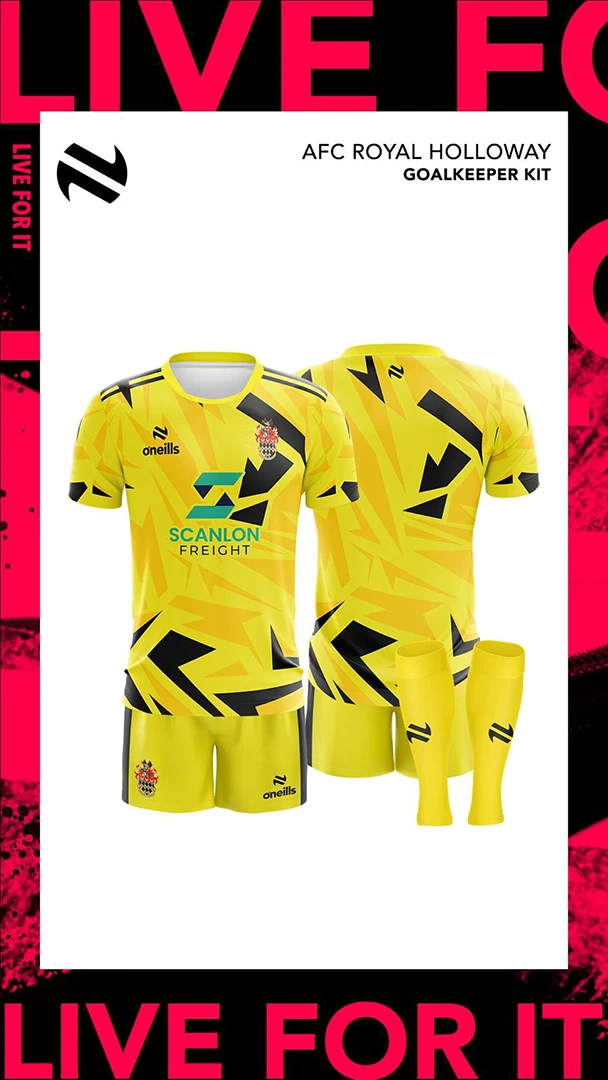 AFC Royal Holloway Third Keeper Kit 2026/27